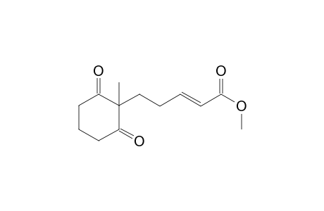 (E)-5-(1-methyl-2,6-dioxocyclohexyl)-2-pentenoic acid methyl ester