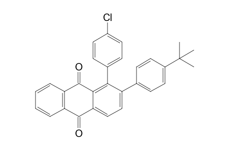 1-(4-Chlorophenyl)-2-(4-tert-butylphenyl)anthraquinone