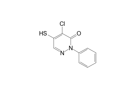 4-chloro-5-mercapto-2-phenyl-3(2H)-pyridazinone