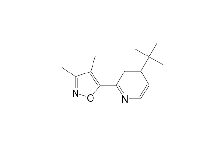 Pyridine, 4-(1,1-dimethylethyl)-2-(3,4-dimethyl-5-isoxazolyl)-
