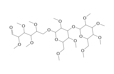 D-Glucose, O-2,3,4,6-tetra-O-methyl-.beta.-D-glucopyranosyl-(1.fwdarw.3)-2,4,6-tri-O-methyl-.beta.-D-glucopyranosyl-(1.fwdarw.6)-2,3,4,5-tetra-O-methyl-