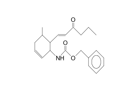 Benzyl 4.beta.-(hex-1-en-3-one-1-yl)-5.alpha.-methyl-cyclohexene-3.beta.-carbamate