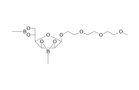 .beta.-D-Mannofuranoside, 3,6,9-trioxadecyl-2,3:5,6-di-O-ethylboranediyl-
