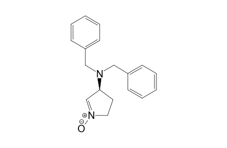 (4S)-1-oxidanidyl-N,N-bis(phenylmethyl)-3,4-dihydro-2H-pyrrol-1-ium-4-amine