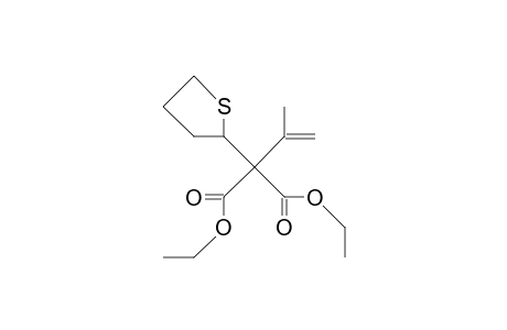 Diethyl (2-thia-cyclopentyl)-isopropenyl-malonate