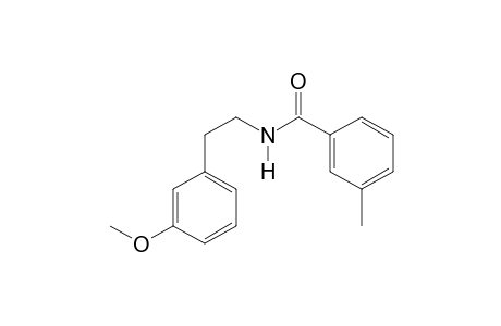 N-[2-(3-Methoxyphenyl)ethyl]-3-methylbenzamide