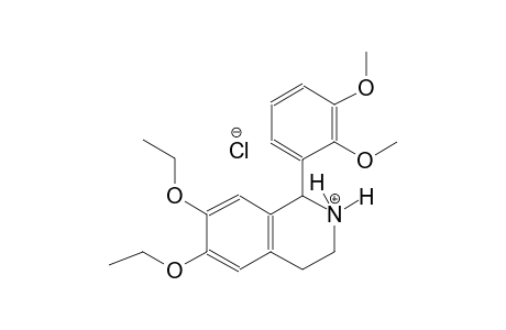 isoquinolinium, 1-(2,3-dimethoxyphenyl)-6,7-diethoxy-1,2,3,4-tetrahydro-, chloride