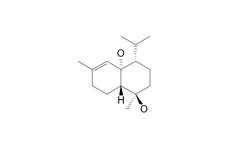 1,6-Dimethyl-4-(1-methylethyl)-1,2,3,4,7,8-hexahydro-1,4.alpha.-naphthalindiol