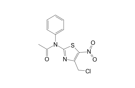 2-(N-Acetylanilino)-4-(chloromethyl)-5-nitrothiazole