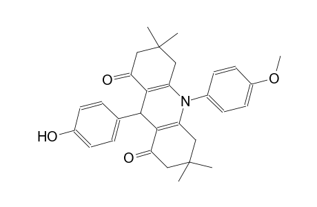 9-(4-hydroxyphenyl)-10-(4-methoxyphenyl)-3,3,6,6-tetramethyl-3,4,6,7,9,10-hexahydro-1,8(2H,5H)-acridinedione