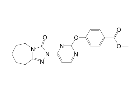 2-[2'-(4"-<Methylenedioxy>phenoxy)pyrimidin-4'-yl)-6,7,8,9-tetrahydro-2H-(1,2,4)-triazolo[4,3-a]azepin-3(5H)-one