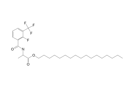 D-Alanine, N-(2-fluoro-3-trifluoromethylbenzoyl)-, heptadecyl ester