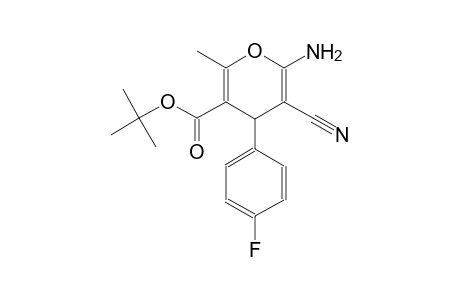 4H-pyran-3-carboxylic acid, 6-amino-5-cyano-4-(4-fluorophenyl)-2-methyl-, 1,1-dimethylethyl ester