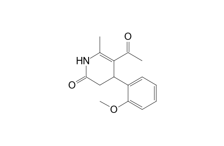 5-Acetyl-3,4-dihydro-6-methyl-4-(2'-methoxyphenyl)-2(1H)-pyridone