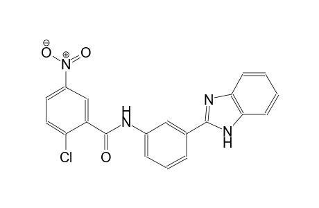 N-[3-(1H-benzimidazol-2-yl)phenyl]-2-chloro-5-nitrobenzamide