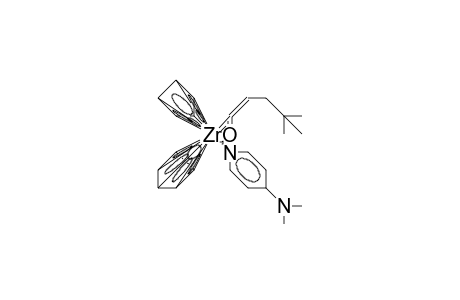(Bis(/.eta.-5/-cyclopentadienyl)-/.eta.-2/-neopentyl-ketene zirconium) (4-dimethyl-amino-pyridine) adduct