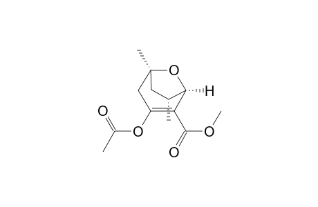 (1R*,5S*,7R*)-3-Acetoxy-2-(methoxycarbonyl)-5,7-dimethyl-8-oxabicyclo[3.2.1]oct-2-ene