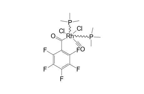 RH-CL(2)-(CO)-(PME(3))(2)-(COC6F5)