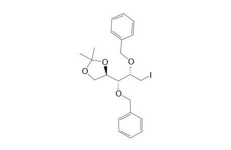 1-DEOXY-1-IODO-2,3-DI-O-BENZYL-4,5-O-ISOPROPYLIDENE-D-ARABINITOL