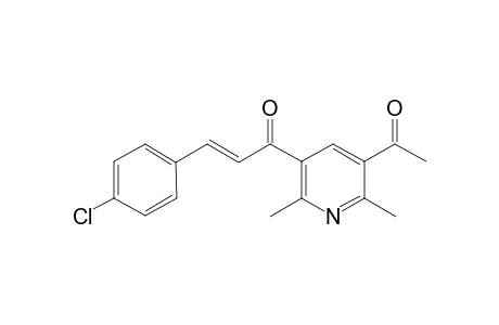 3-Acetyl-5-{[2'-(4"-chlororophenyl)ethenyl]carbonyl}-2,6-dimethylpyridine