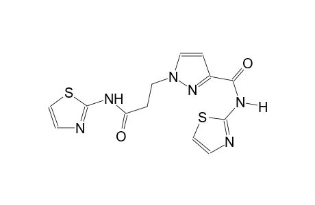 1H-pyrazole-1-propanamide, N-(2-thiazolyl)-3-[(2-thiazolylamino)carbonyl]-