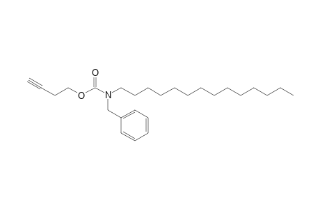 Carbonic acid, monoamide, N-benzyl-N-tetradecyl-, but-3-yn-1-yl ester