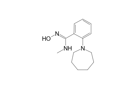 (Z)-N-Methyl-2-(perhydro-1'-azepinyl) benzamidoxime