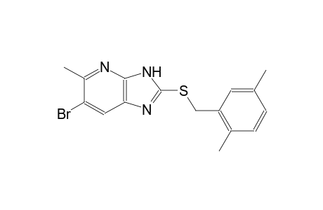 6-bromo-2-[(2,5-dimethylbenzyl)sulfanyl]-5-methyl-3H-imidazo[4,5-b]pyridine