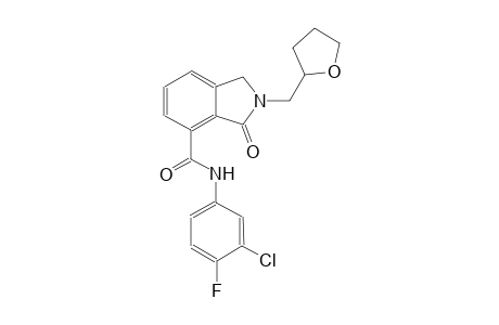 1H-isoindole-4-carboxamide, N-(3-chloro-4-fluorophenyl)-2,3-dihydro-3-oxo-2-[(tetrahydro-2-furanyl)methyl]-