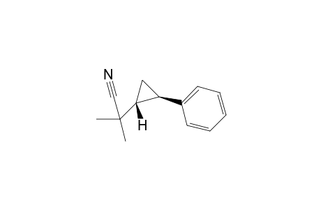 2-methyl-2-[(1R,2R)-2-phenylcyclopropyl]propanenitrile