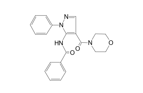 N-[4-(4-Morpholinylcarbonyl)-1-phenyl-1H-pyrazol-5-yl]benzamide
