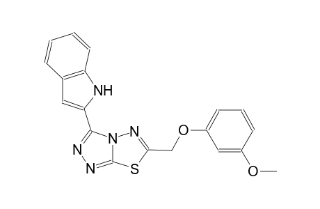 1H-indole, 2-[6-[(3-methoxyphenoxy)methyl][1,2,4]triazolo[3,4-b][1,3,4]thiadiazol-3-yl]-