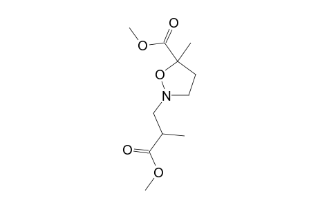 Isoxazolidine-2-propanoic acid, 5,.alpha.-dimethyl-5-(methoxycarbonyl)-, methyl ester