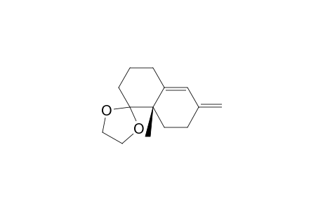 5,5-(ethylenedioxy)-4a.beta.-methyl-2-methylene-2,3,4,4a,5,6,7,8-octahydronaphthalene