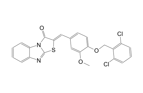 (2Z)-2-{4-[(2,6-dichlorobenzyl)oxy]-3-methoxybenzylidene}[1,3]thiazolo[3,2-a]benzimidazol-3(2H)-one