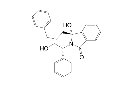 2-(2-Hydrpoxy-1(R)-phenylethyl)-3(R)-hydroxy-3-(3-phenylpropyl)-2,3-dihydroisoindol-1(1H)-one