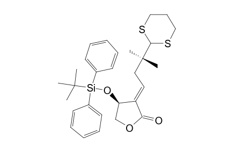 (4S)-E-4-(TERT.-BUTYL.-DIPHENYLSILYLOXY)-3-[3-([1,3]-DITHIAN-2-YL)-3-METHYLBUTYLIDENE]-4,5-DIHYDROFURAN-2-ONE