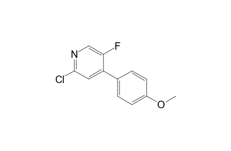 2-Chloro-5-fluoro-4-(4-methoxyphenyl)pyridine