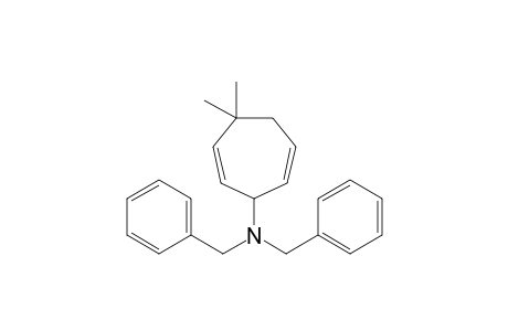 4,4-Dimethyl-N,N-bis(phenylmethyl)-1-cyclohepta-2,6-dienamine