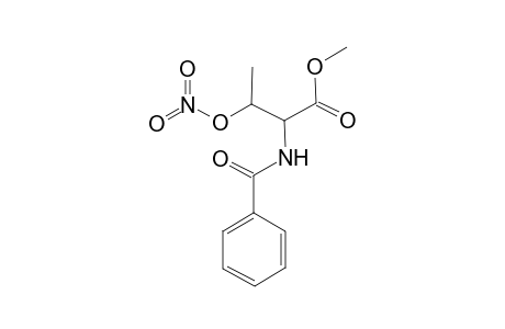 2-Benzamido-3-nitrooxy-butyric acid methyl ester