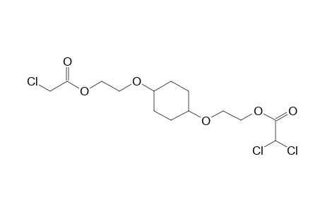 Acetic acid, 2,2-dichloro-, 2-[[4-[2-[(2-chloroacetyl)oxy]ethoxy]cyclohexyl]oxy]ethyl ester