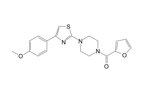 (Furan-2-yl)[4-[4-(4-methoxyphenyl)thiazol-2-yl]piperazin-1-yl]methanone