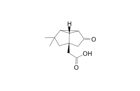 (1R,5S)-7,7-Dimethyl-3-oxotricyclo[3.3.0.0(2,8)]octane-5-acetic acid