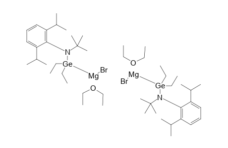 bis(N-[(bromomagnesio)diethylgermyl]-N-tert-butyl-2,6-bis(propan-2-yl)aniline); bis(ethoxyethane)
