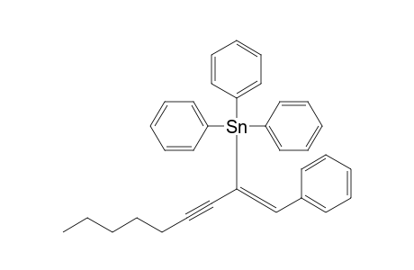 Triphenyl-[(Z)-1-phenylnon-1-en-3-yn-2-yl]stannane