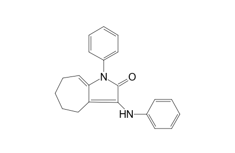 1-Phenyl-3-phenylazanyl-4,5,6,7-tetrahydrocyclohepta[b]pyrrol-2-one