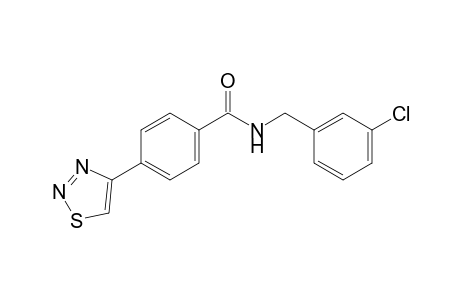 N-(m-chlorobenzyl)-p-(1,2,3-thiadiazol-4-yl)benzamide