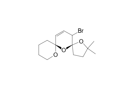 cis-15-Bromo-2,2-dimethyl-1,6,8-trioxadispiro[4.1.5.3]pentadec-13-ene