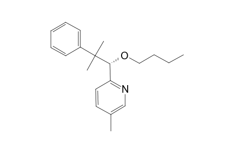 (R)-5-METHYL-2-(1-BUTOXY-2-METHYL-2-PHENYLPROPYL)-PYRIDINE
