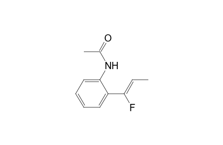 N-[2-[(Z)-1-fluoranylprop-1-enyl]phenyl]ethanamide